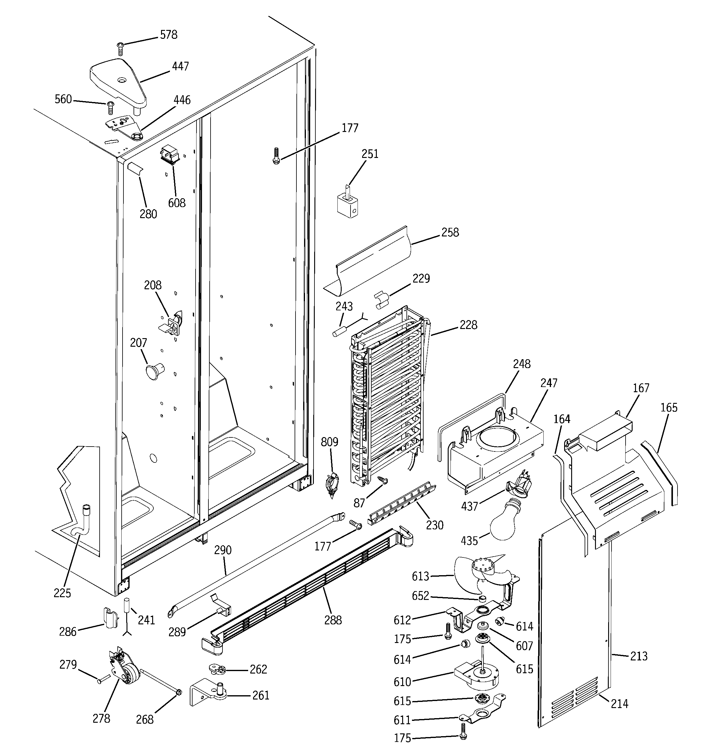 Freezer section