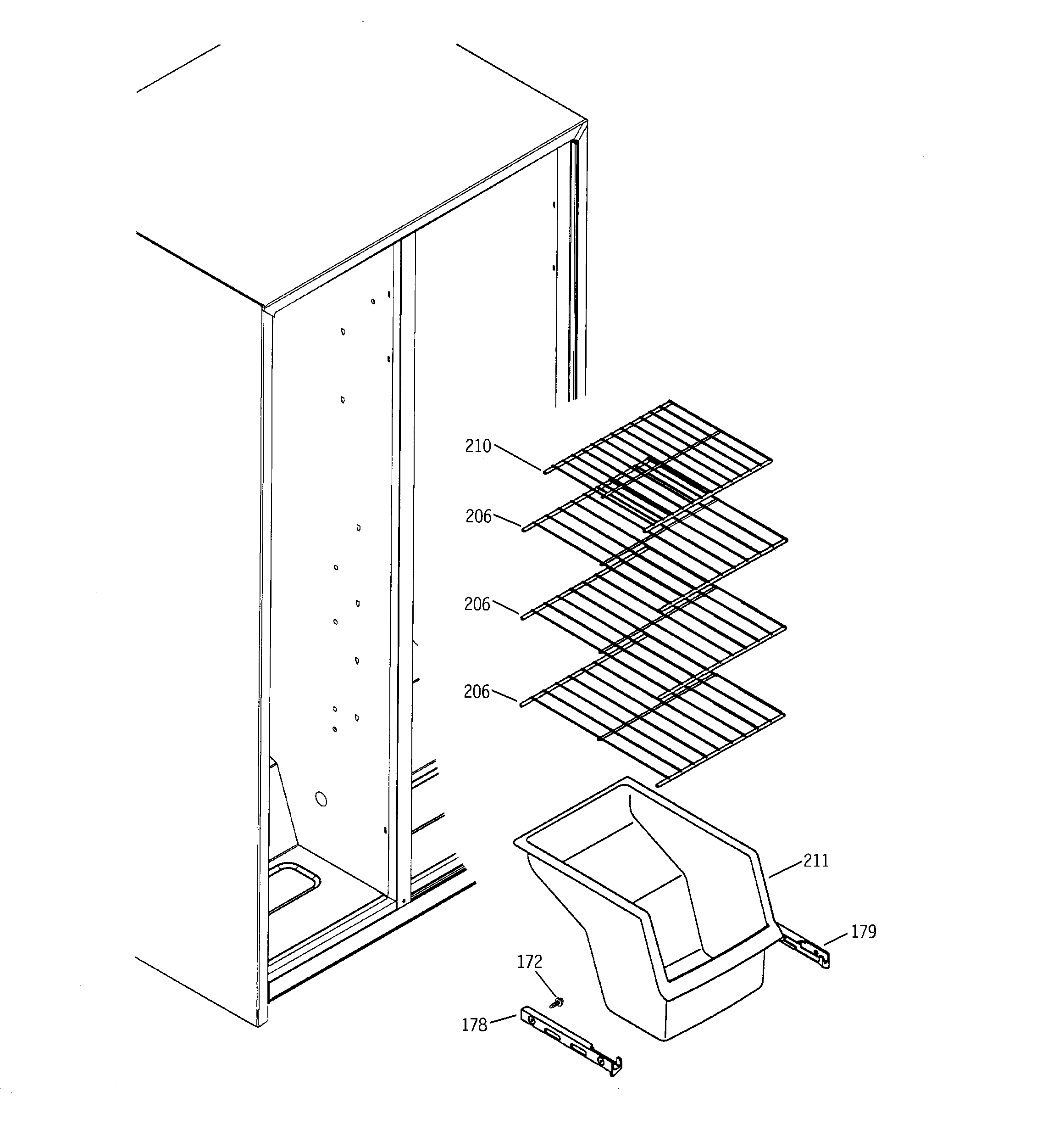 Freezer shelves