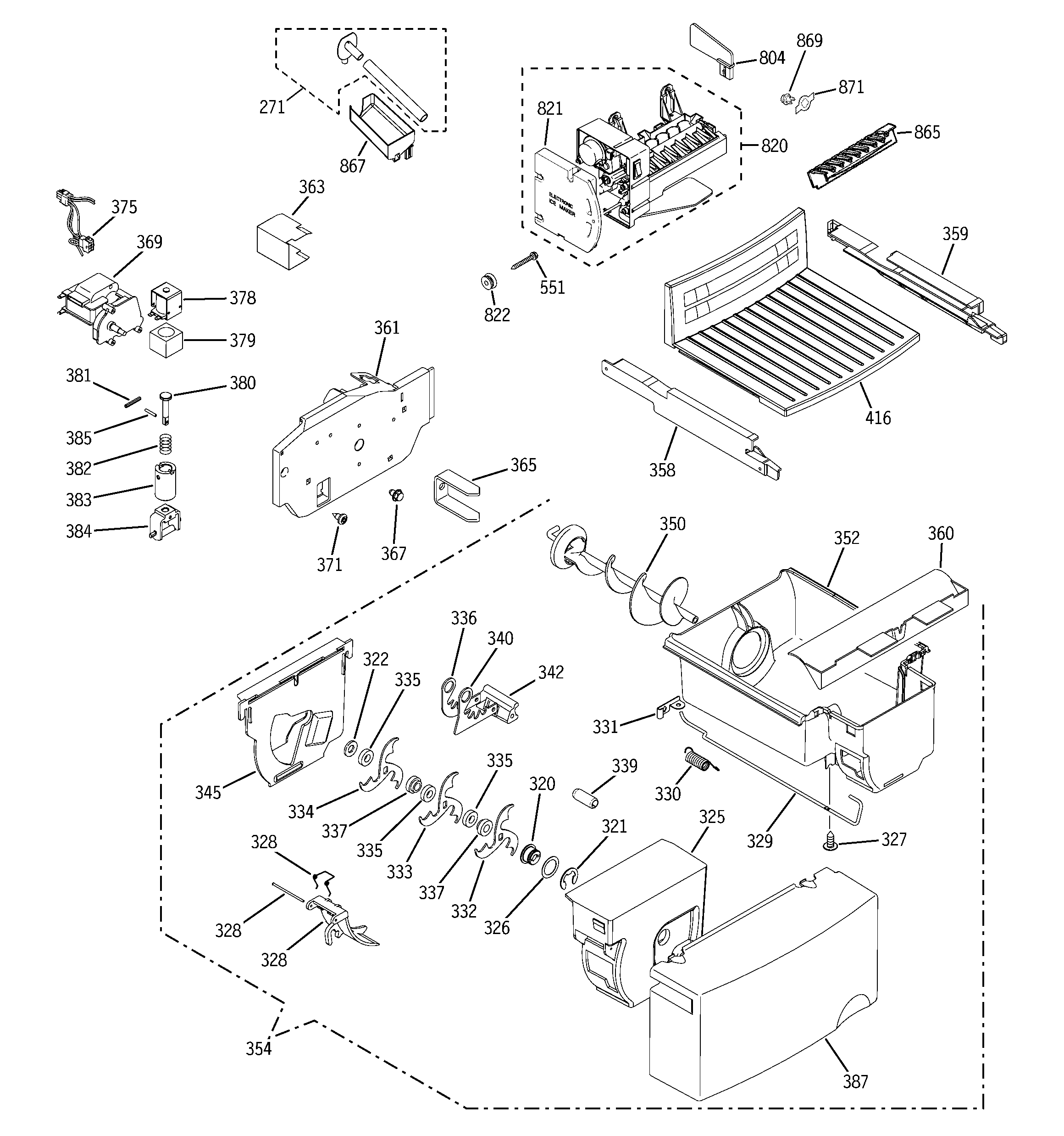 ICE MAKER & DISPENSER