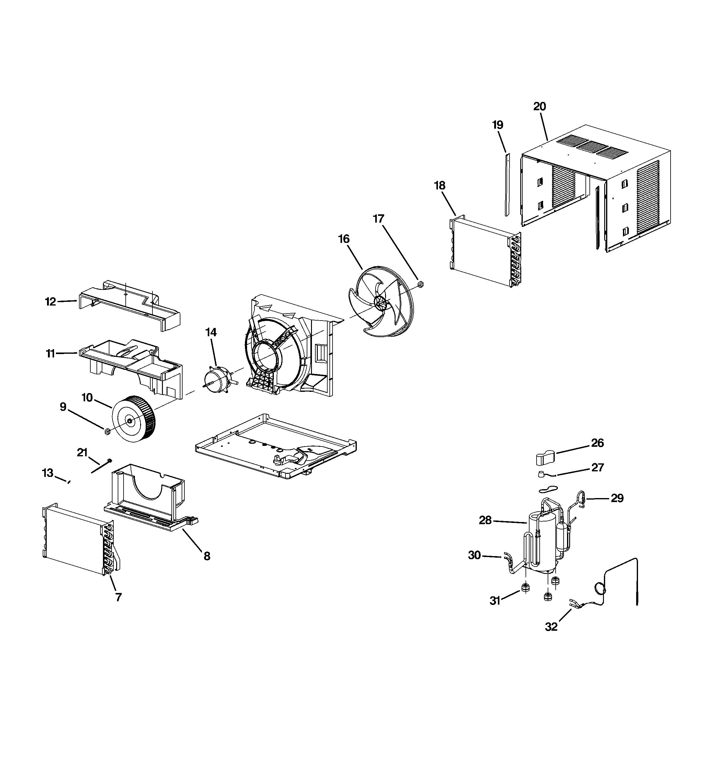 Cabinet & components