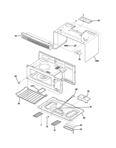 Oven cavity parts