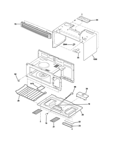 Oven cavity parts