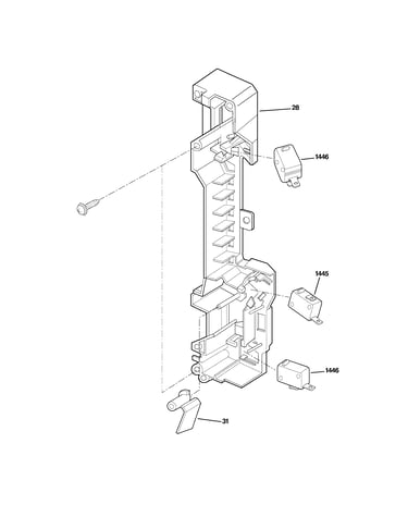 Latch board parts