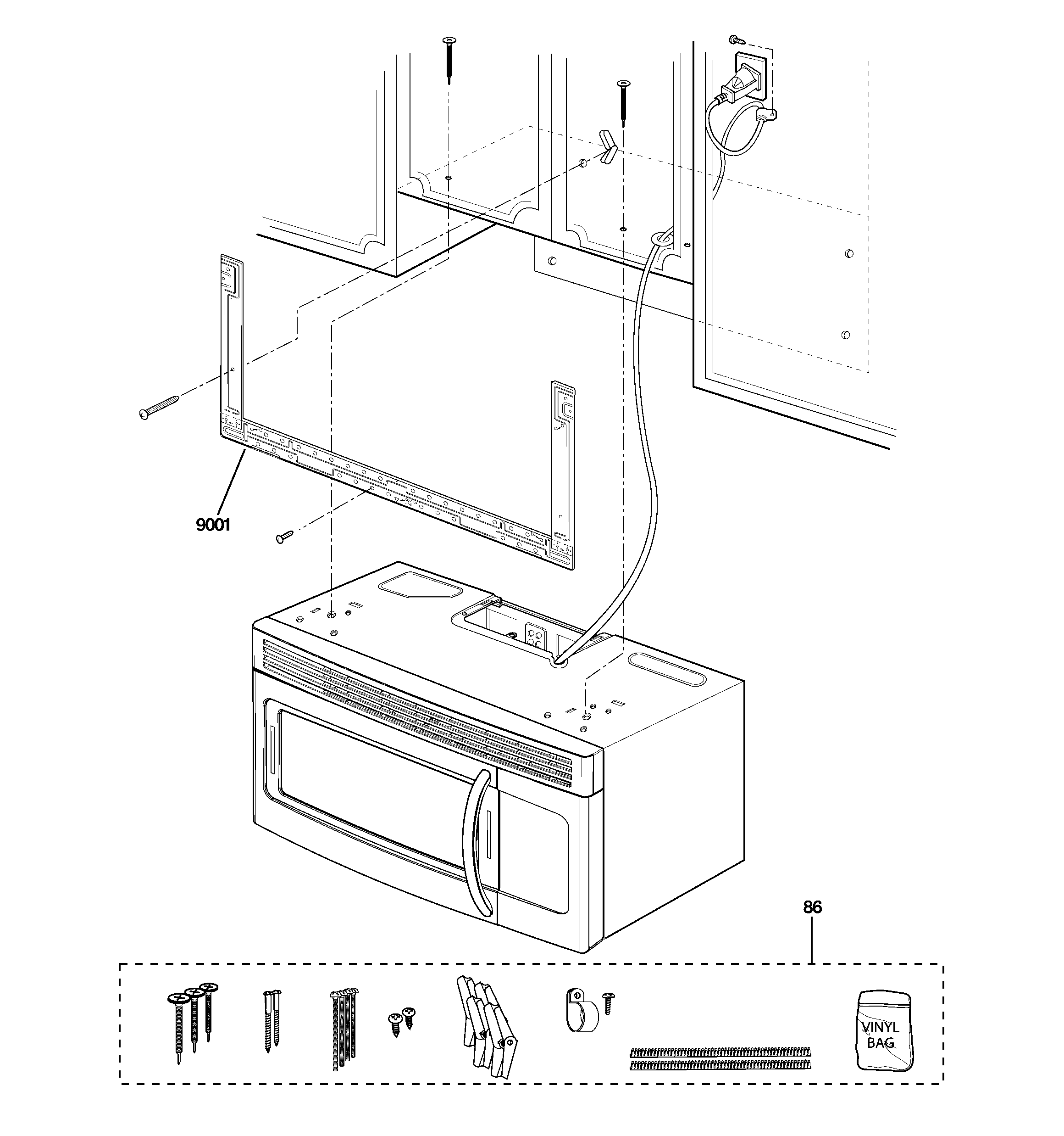 Installation parts