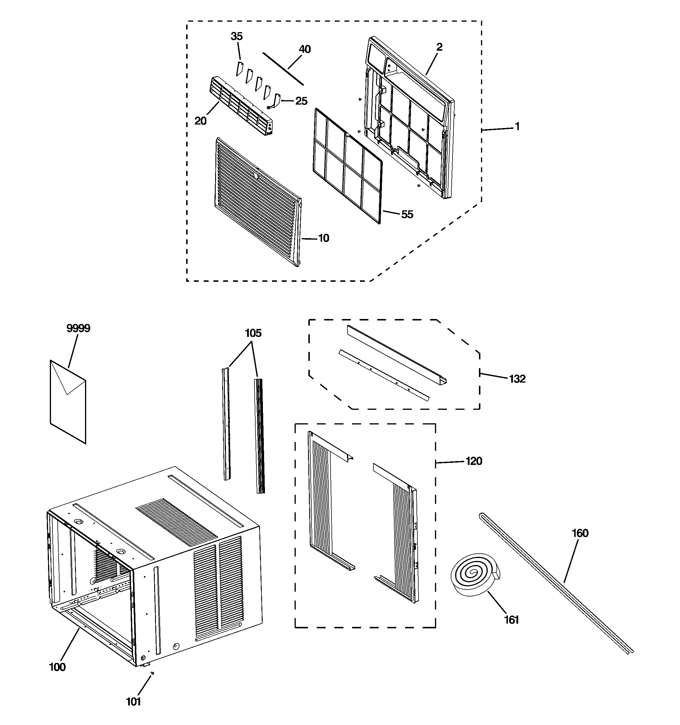 Grille & chassis parts