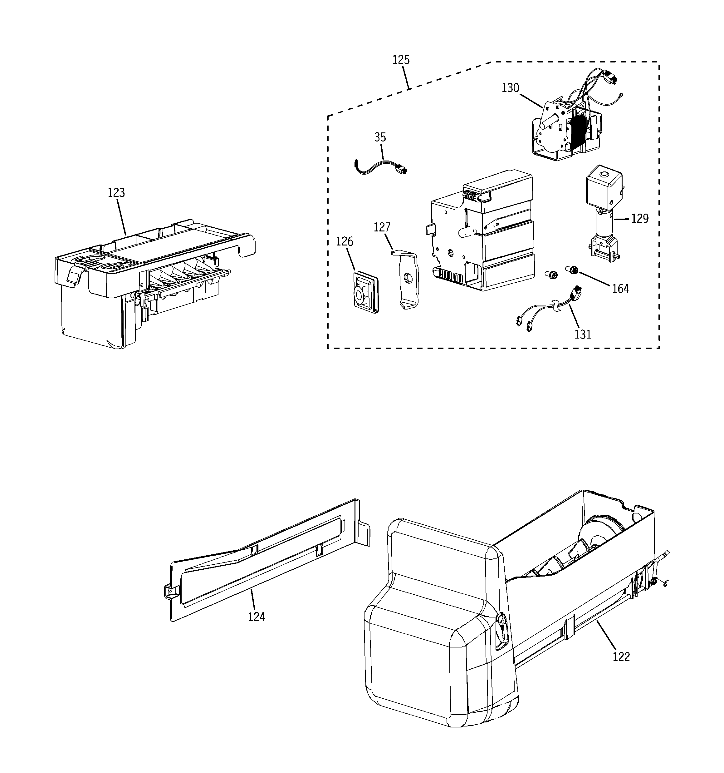 Ice maker & dispenser