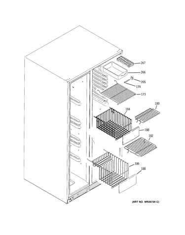 Freezer shelves