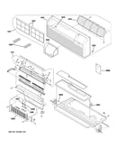 Grille, heater & base pan parts
