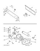 Backsplash, blower & motor assembly
