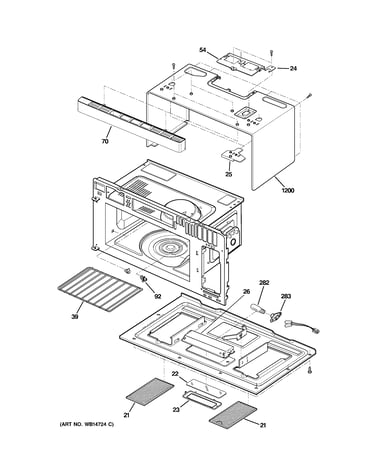 Oven cavity parts