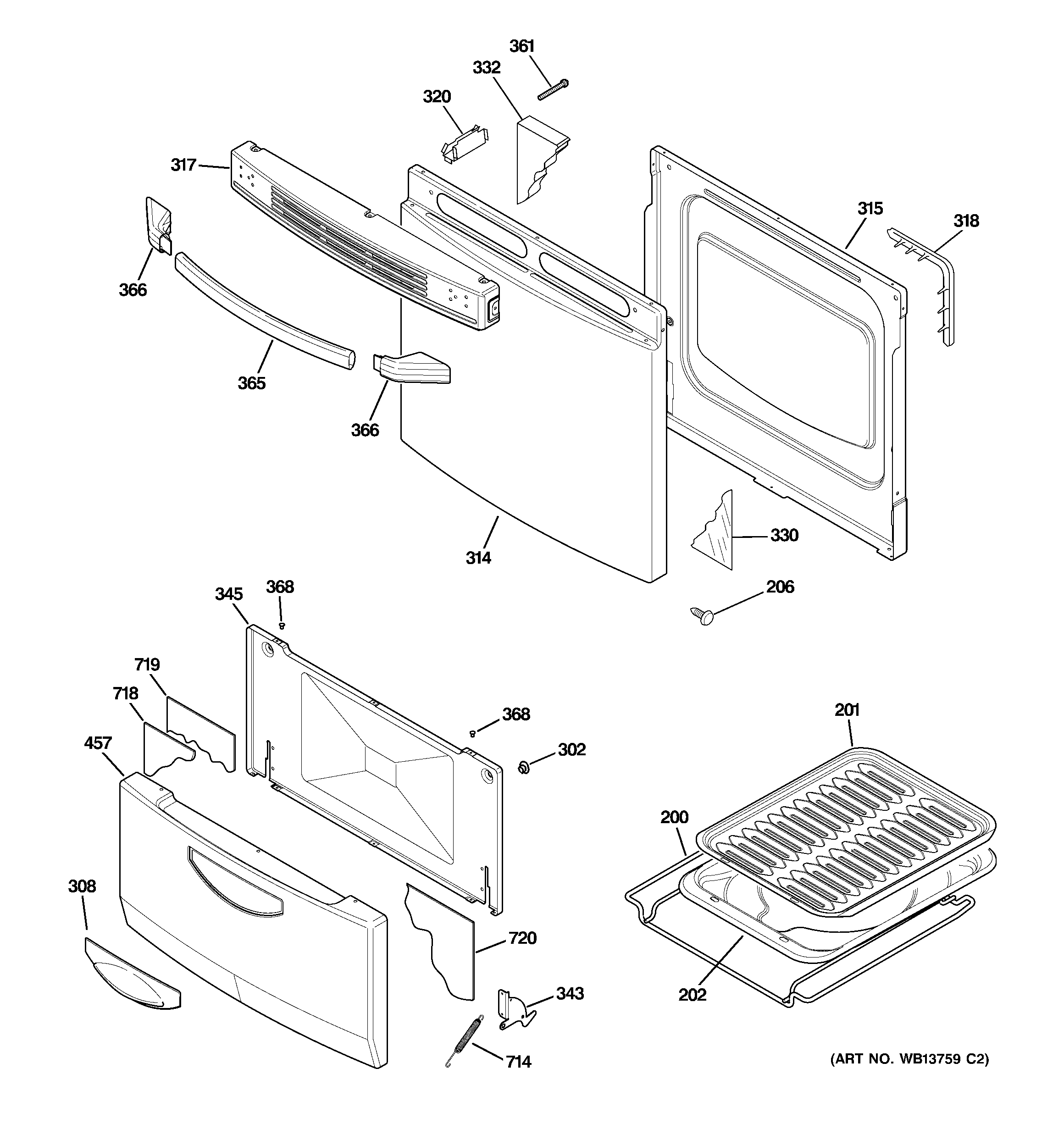 Door & drawer parts