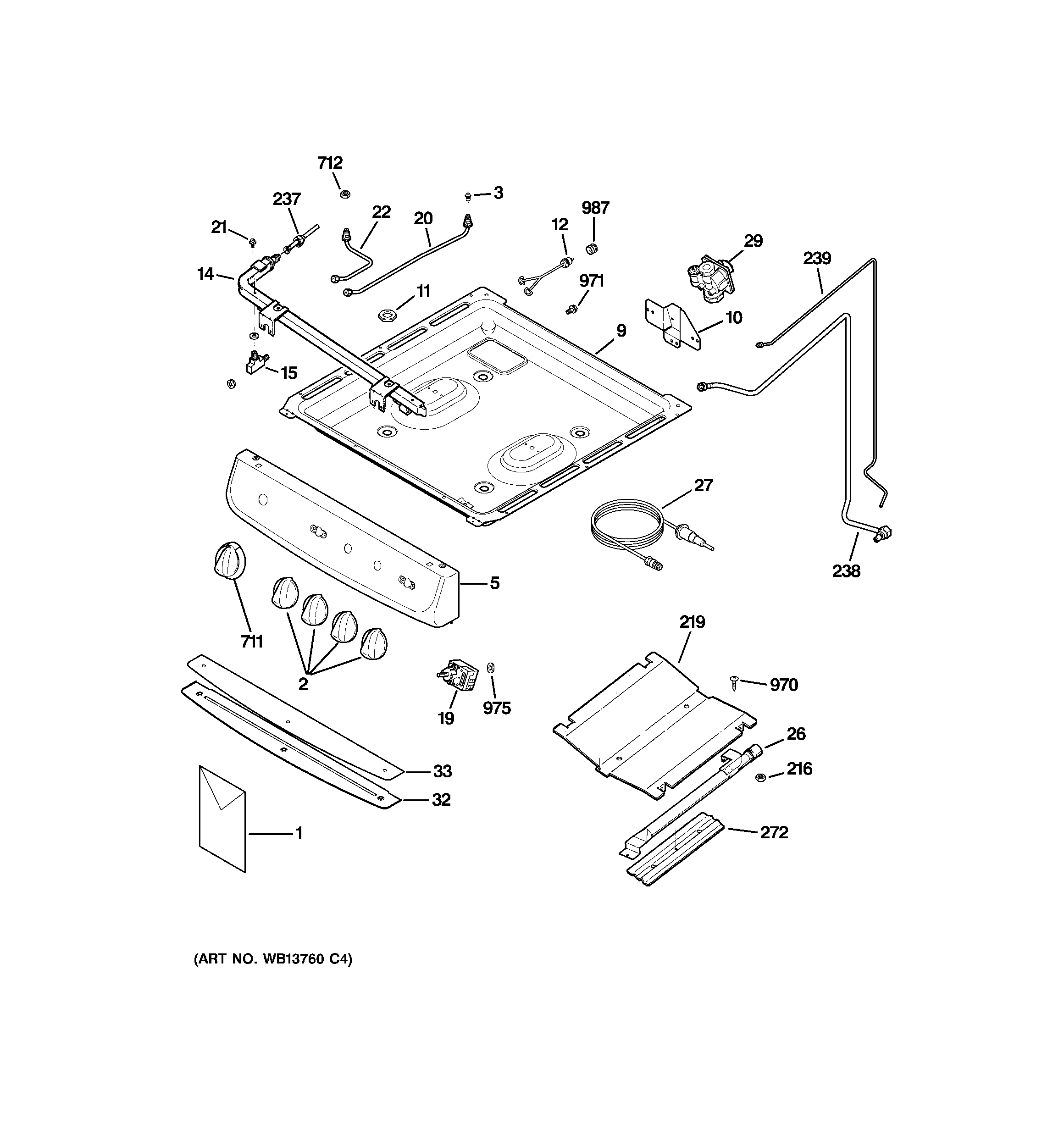 Gas & burner parts