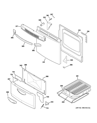 Door & drawer parts