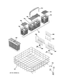 Lower rack assembly
