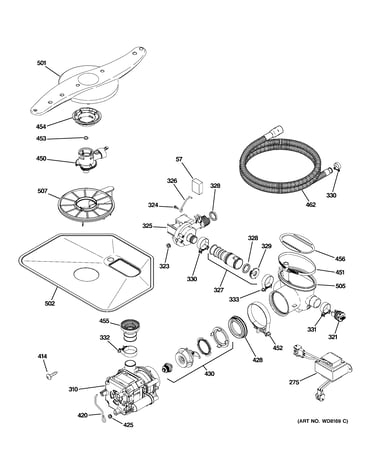 Motor-pump mechanism