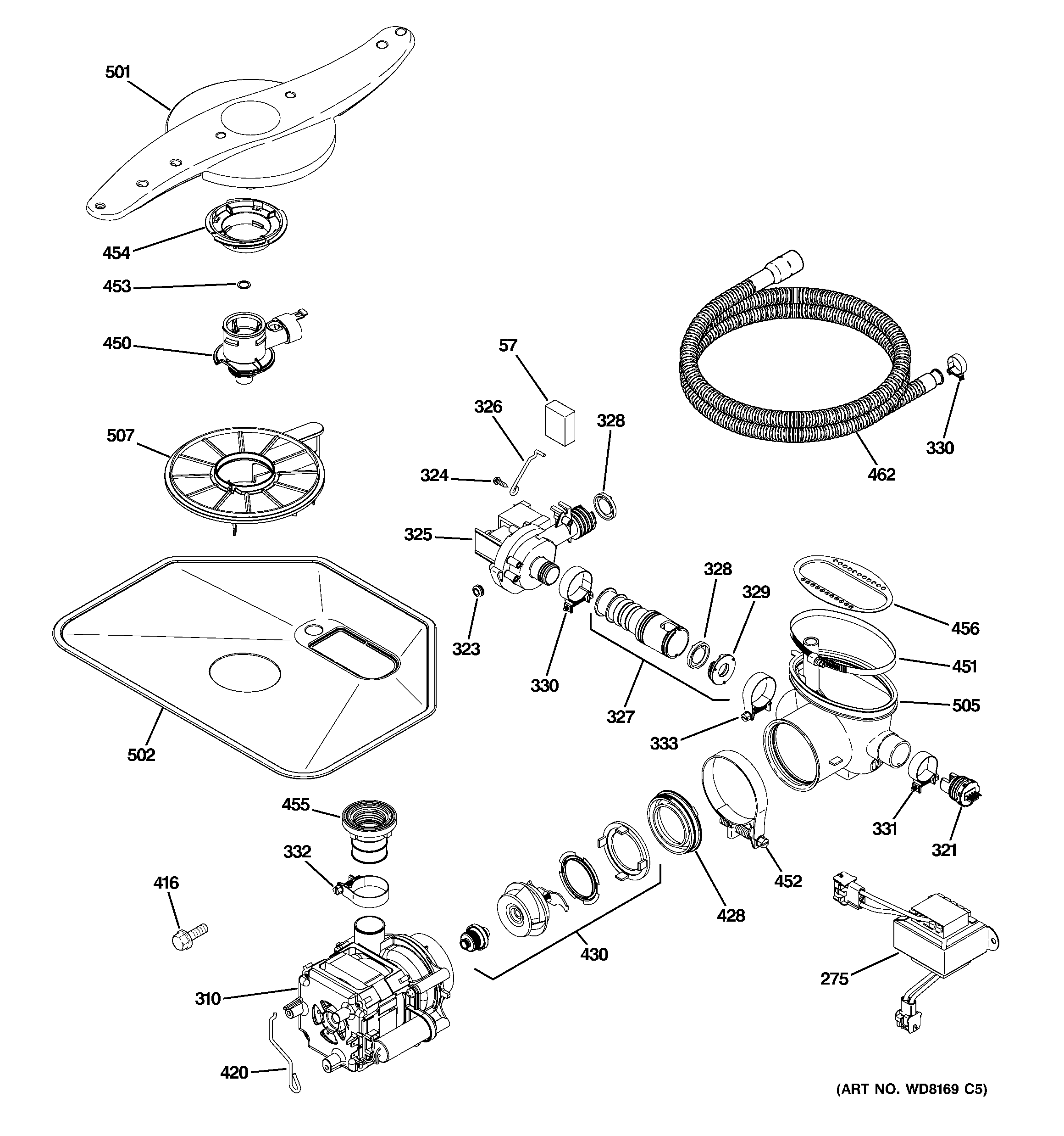 Motor-pump mechanism