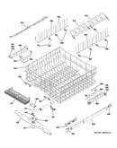 Upper rack assembly