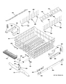 Upper rack assembly