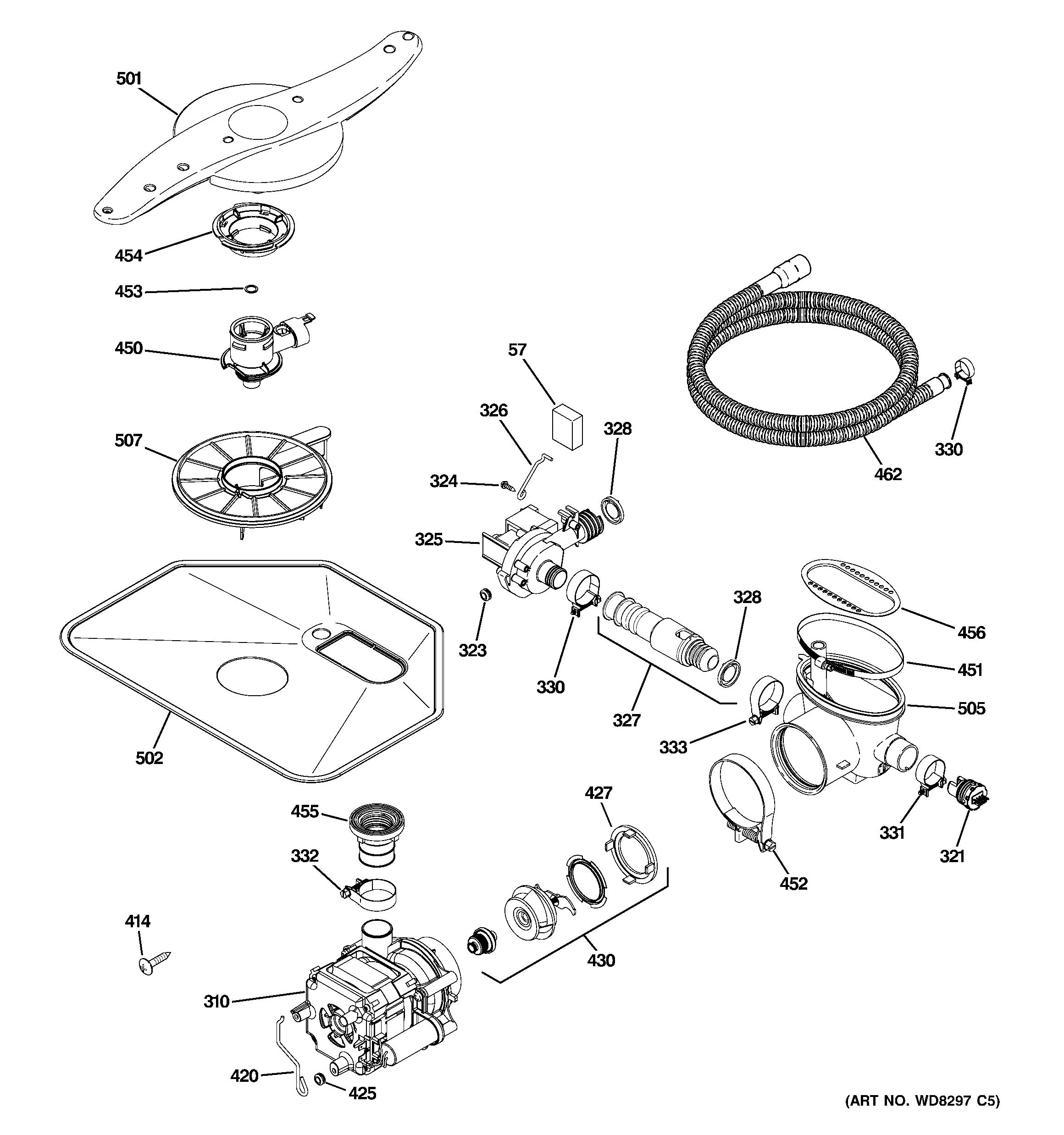 Motor-pump mechanism