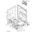 GE GTDS570GD0WW shields & water system diagram