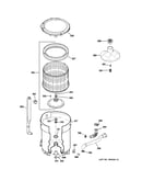 Tub, basket & agitator