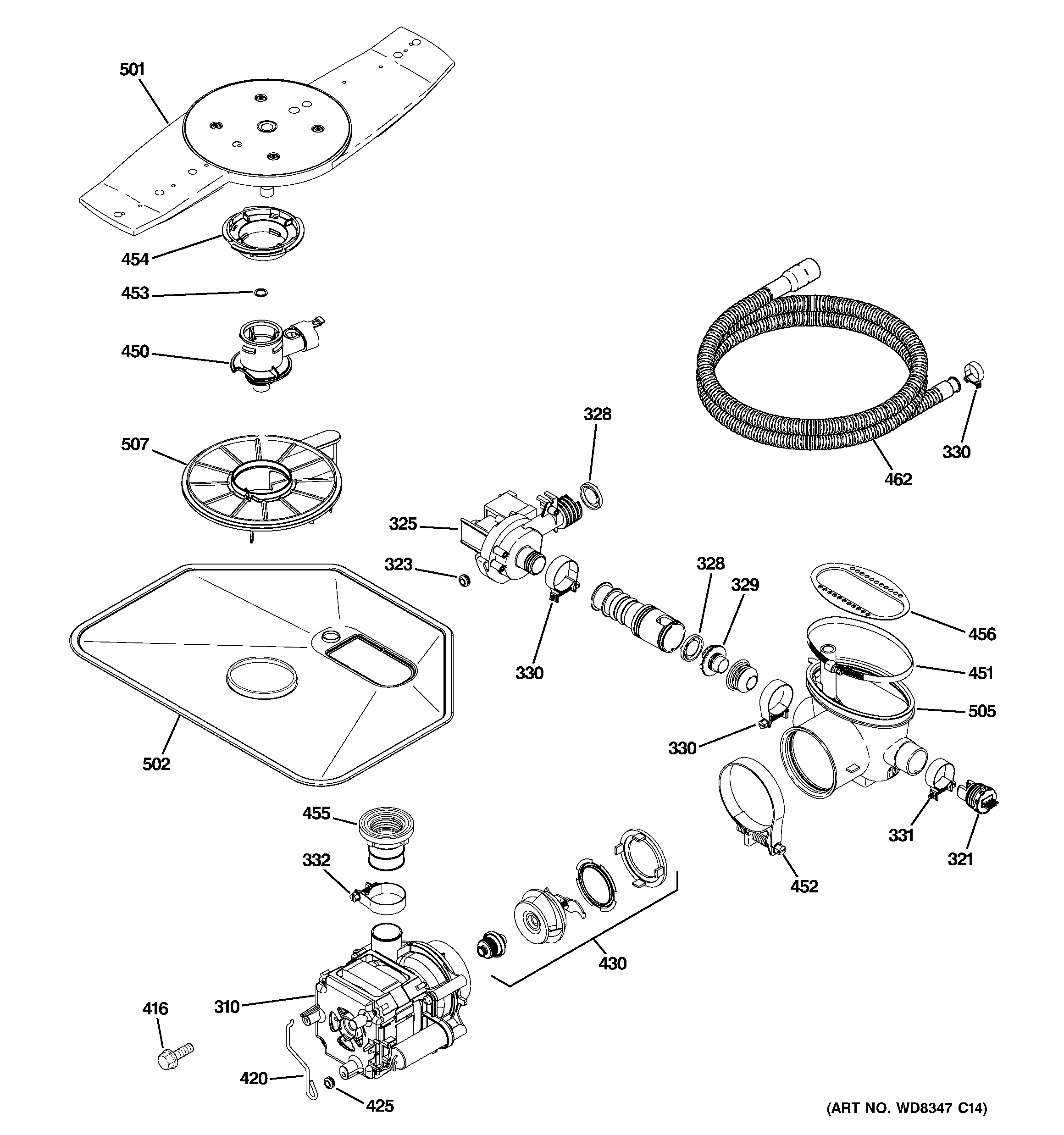 Motor-pump mechanism