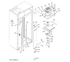 GE ZISS480DXASS freezer section diagram