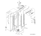 GE ZISS480DXBSS fresh food section diagram