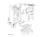 GE GTJ18CBDCRSA cabinet diagram