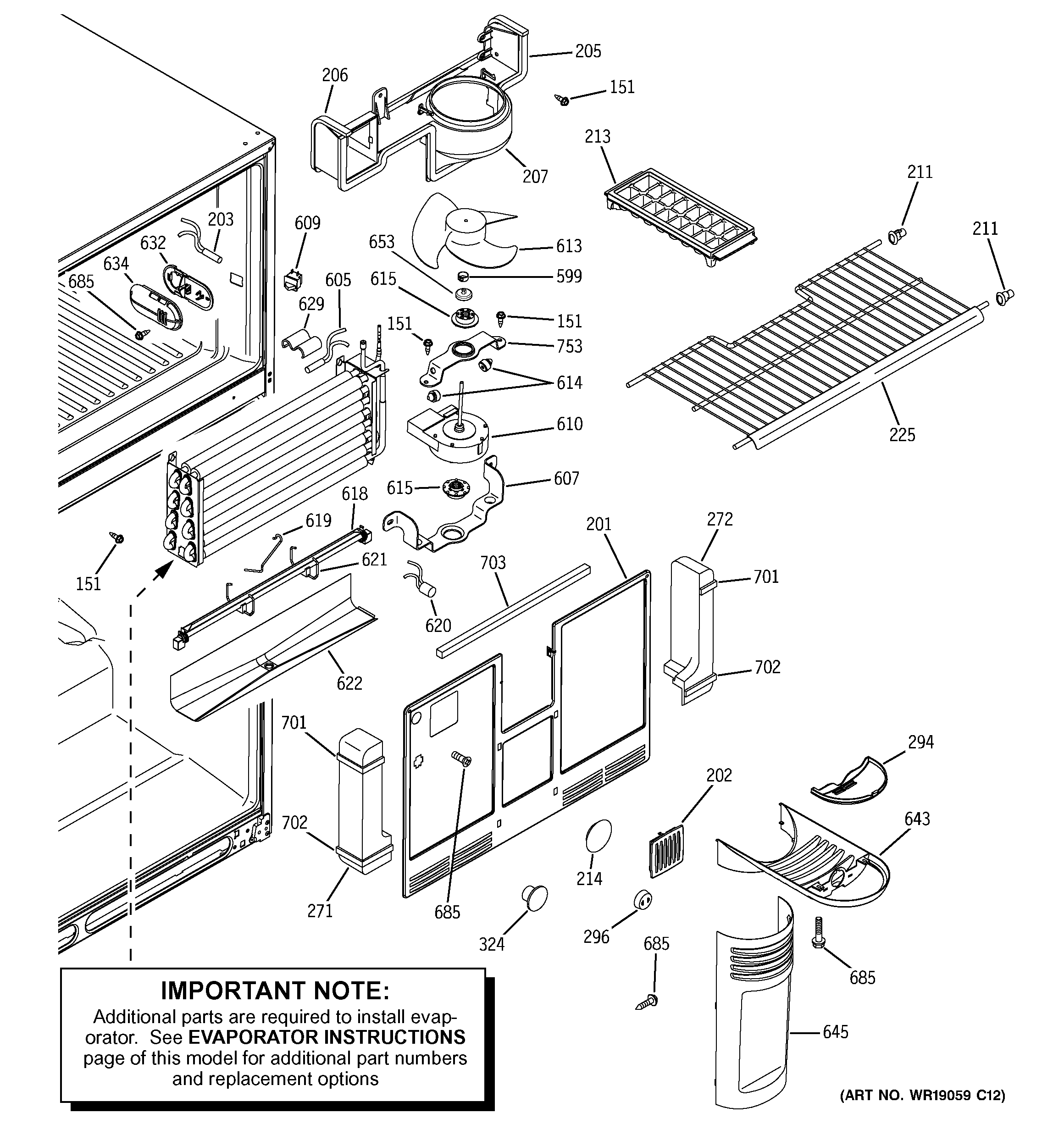 Freezer section