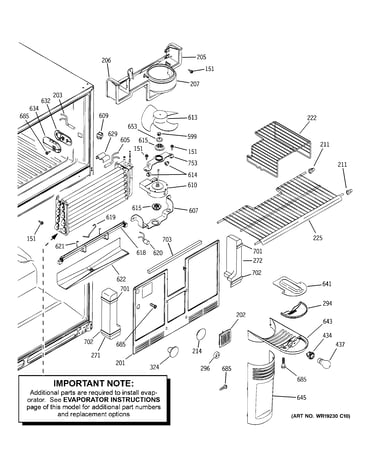 Freezer section