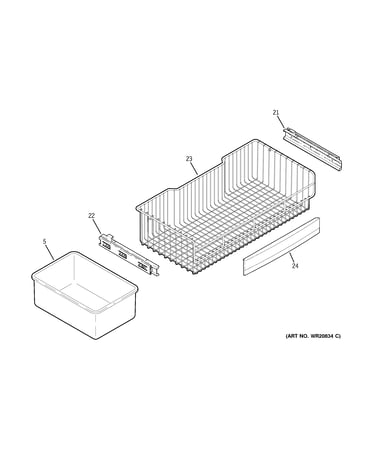 Freezer shelves