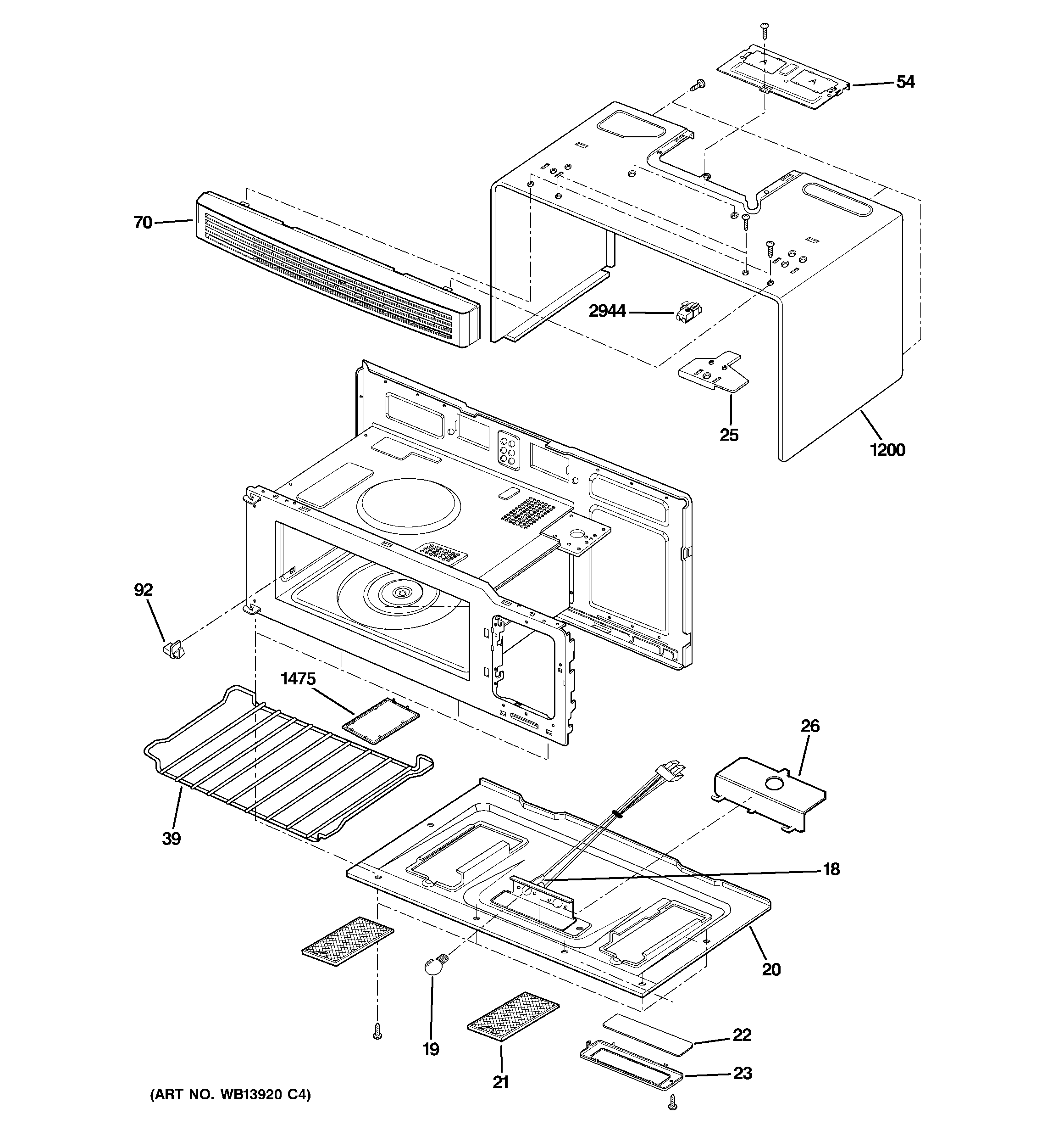 Oven cavity parts
