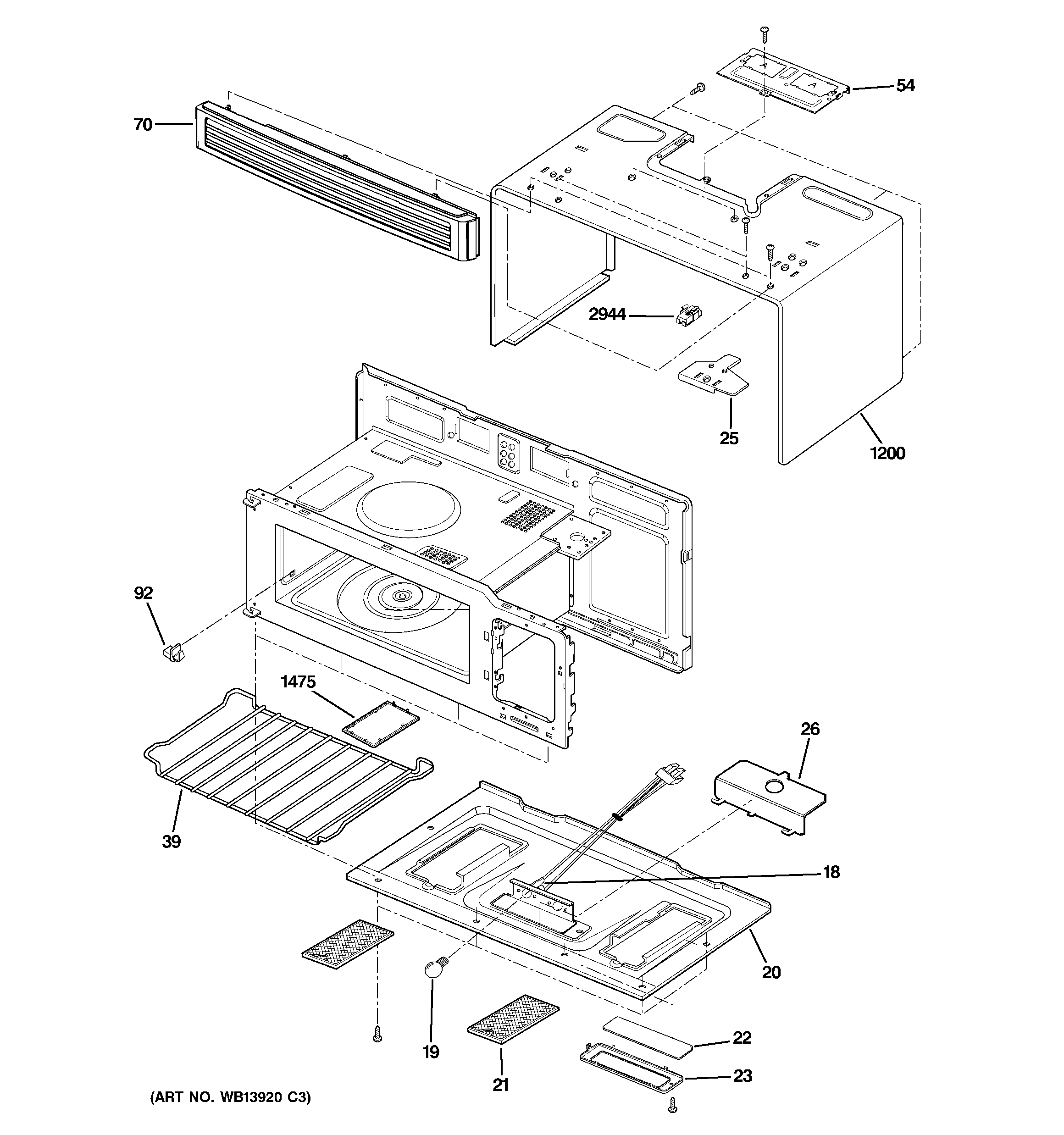 Oven cavity parts
