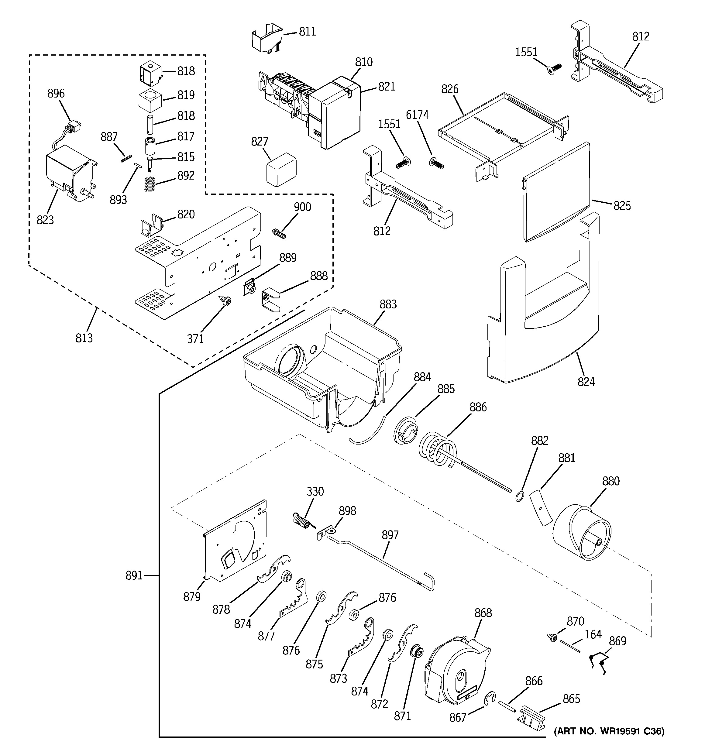 Ice maker & dispenser