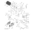 GE ZISW360DRJ sealed system & mother board diagram