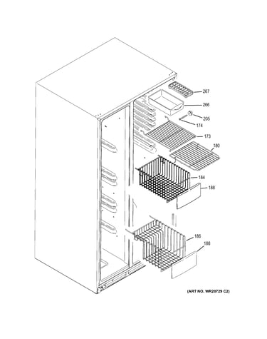 Freezer shelves