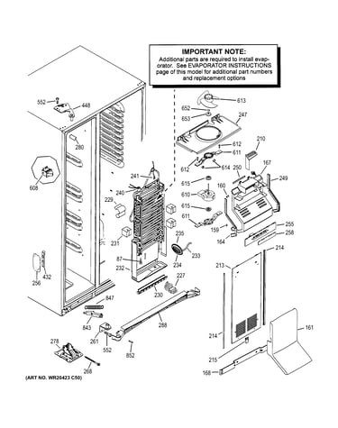Freezer section