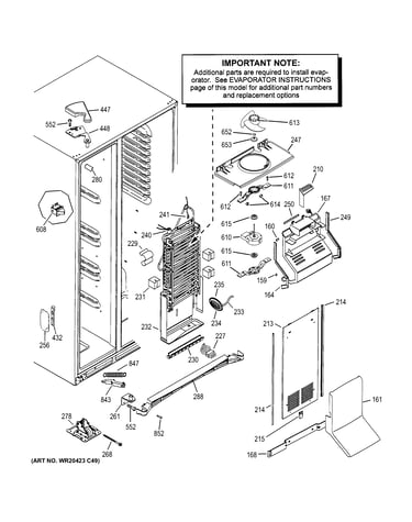 Freezer section
