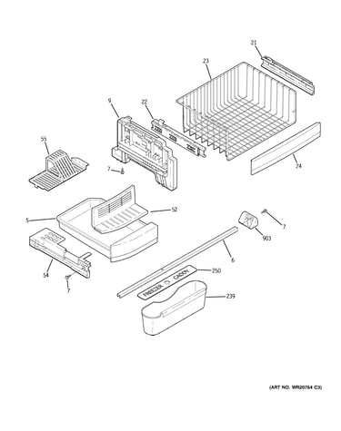 Freezer shelves