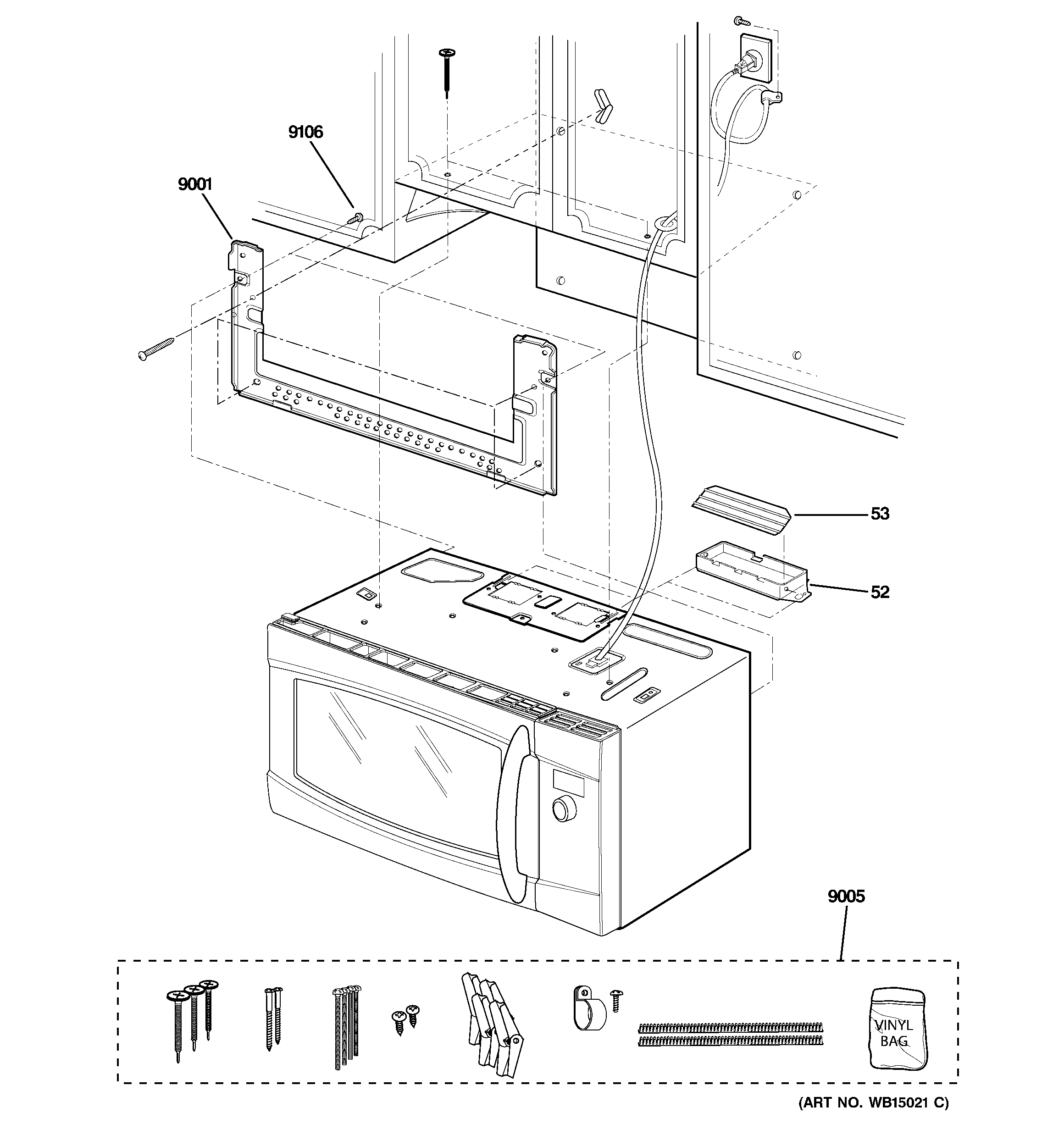 Installation parts