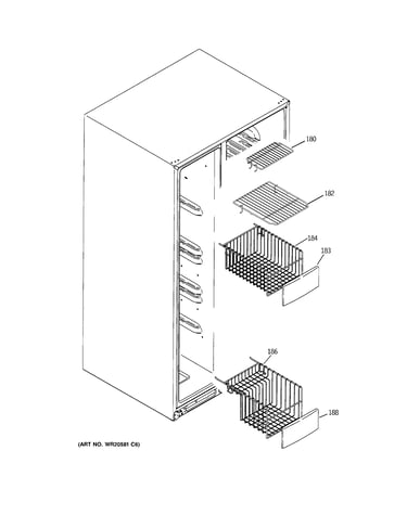 Freezer shelves
