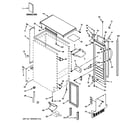 GE ZDIC150ZBBD cabinet, liner & door parts diagram