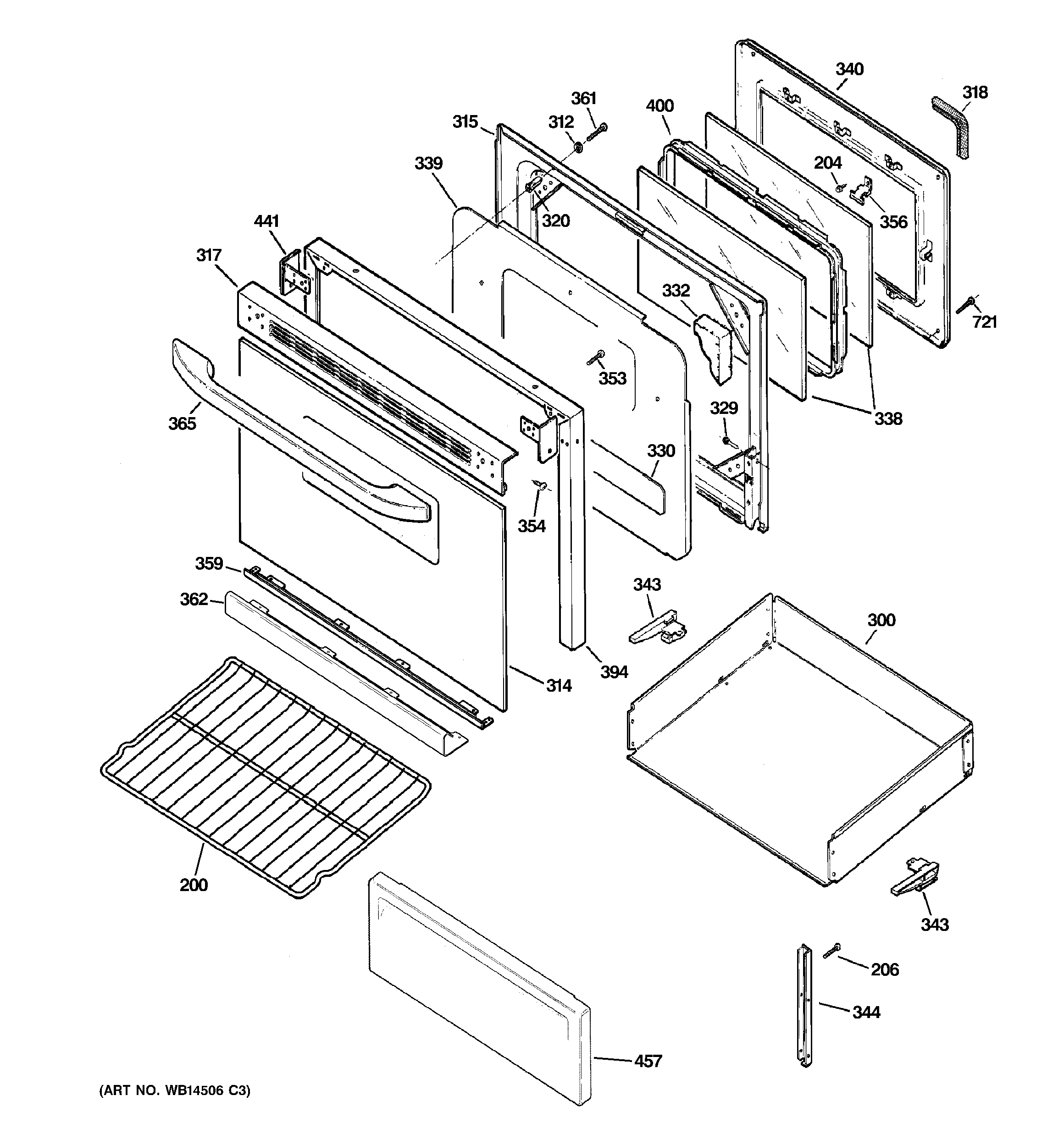 Door & drawer parts