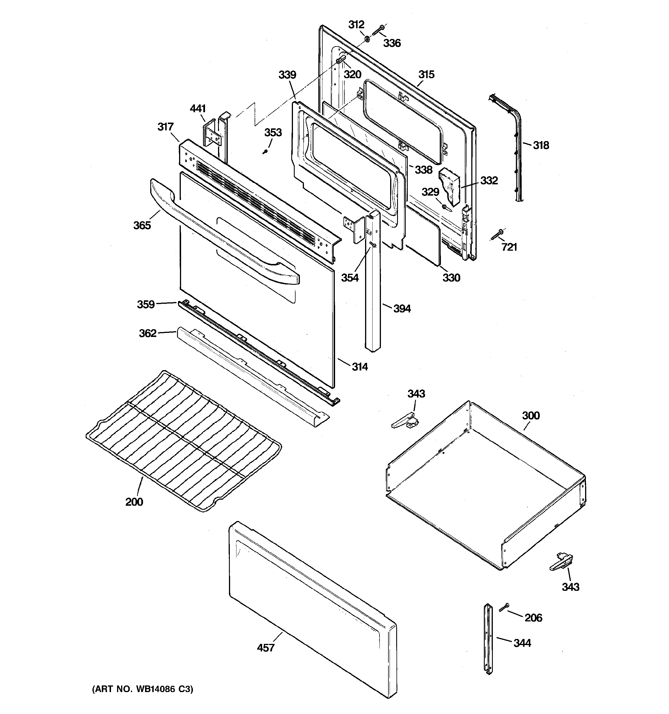 Door & drawer parts