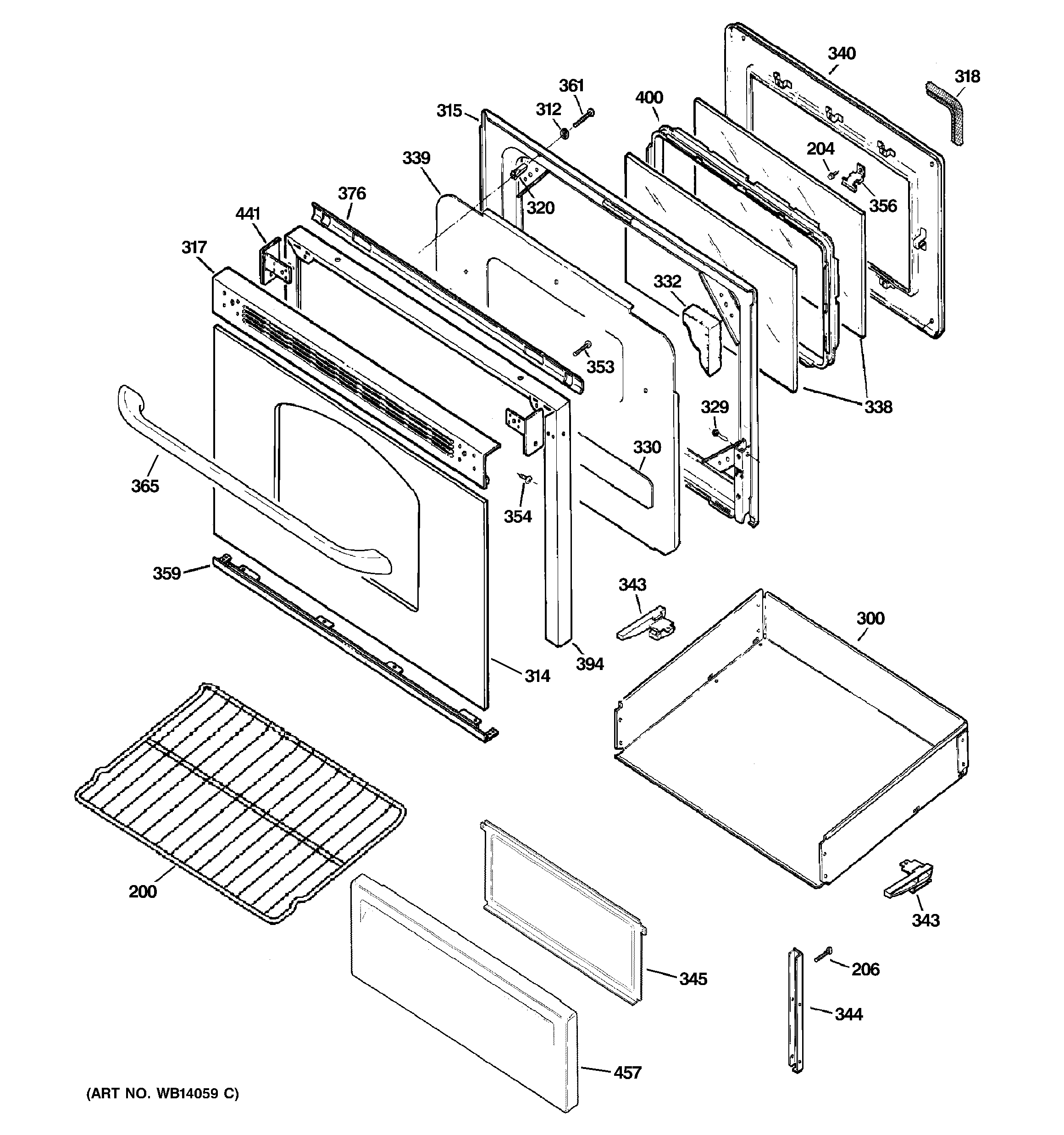 Door & drawer parts