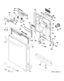 Escutcheon & door assembly