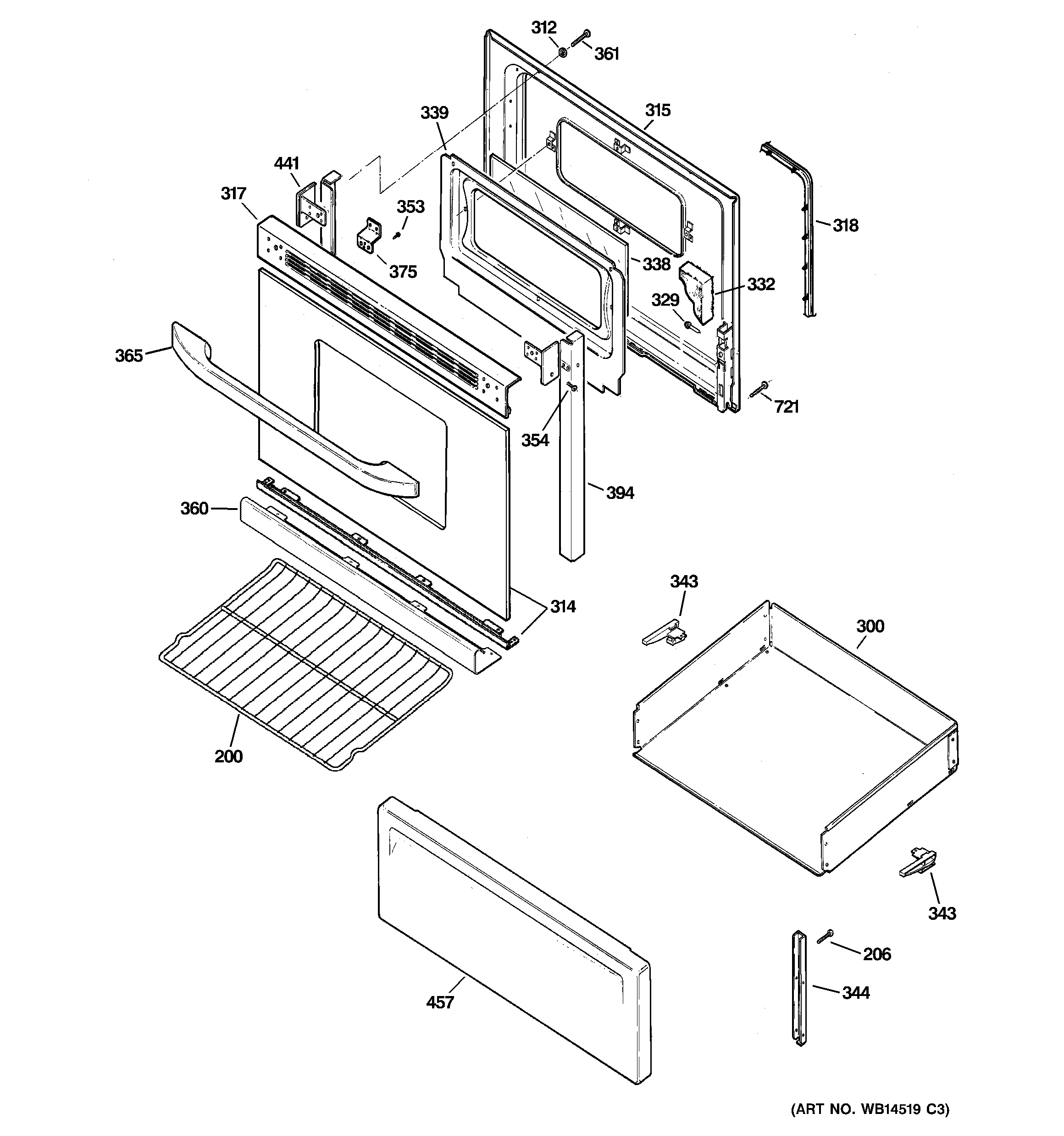 Door & drawer parts