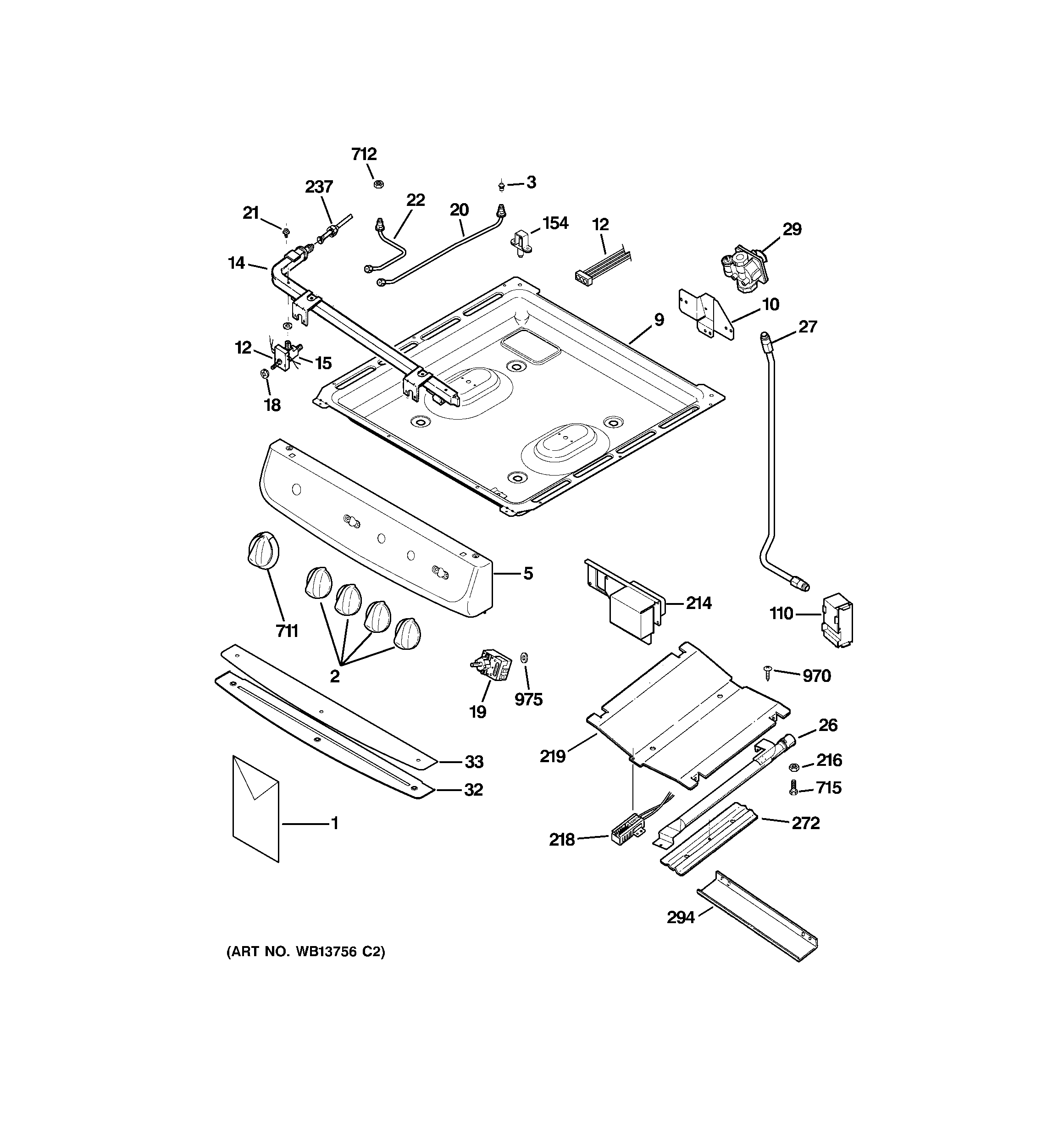 Gas & burner parts