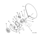 Kenmore 36371532110 blower & motor assembly diagram